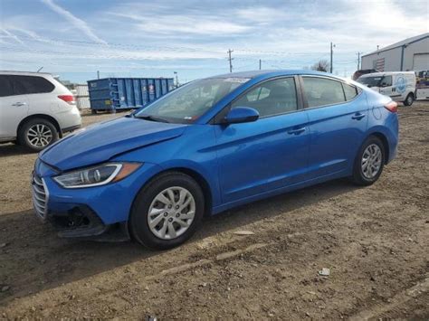 2017 Hyundai Elantra SE KMHD74LF8HU395856 Bid History BidCars