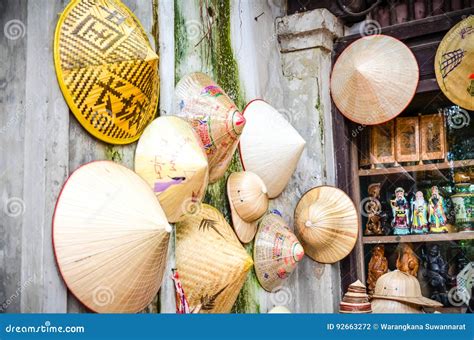 Vietnam`s Traditional Souvenirs Are Sold In Shop At Hanoi`s Old Quarter Pho Co Hanoi, Vietnam ...