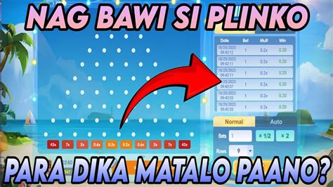 Kabibe Game Paraan Pag Puro Bagsak Ng Bola Plinko Youtube