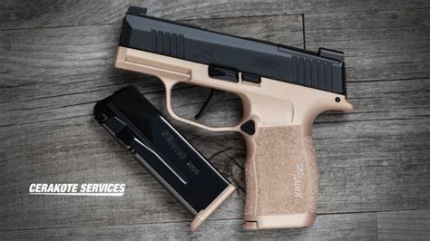 Sig P365x Apple Rose Gold Pistol Cerakote Services