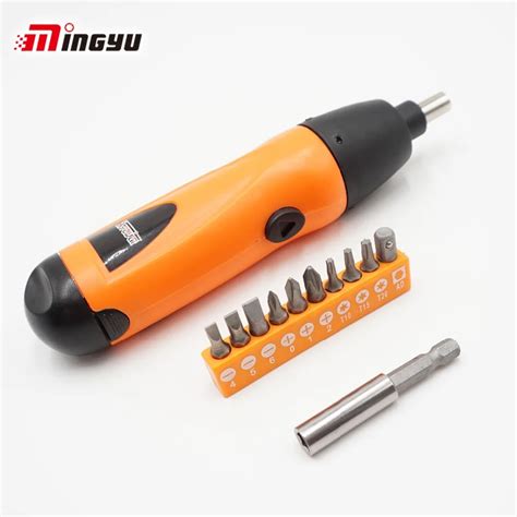 6v Battery Operated Cordless Screwdriver With 60mm Magnetic Extension