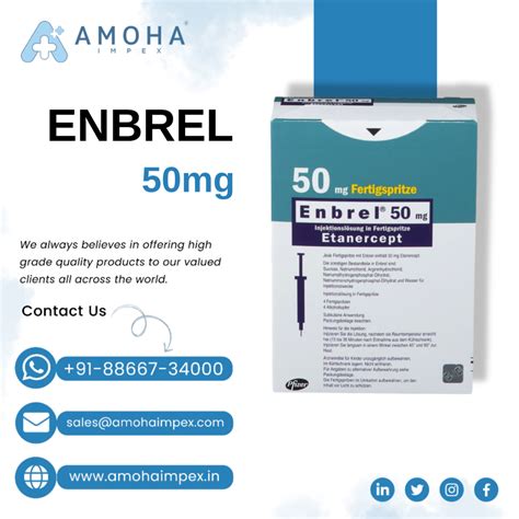 Enbrel Injection 50 Mg Arthritis Injection Latest Price Dealers