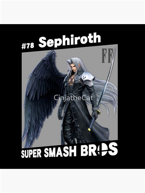 Sephiroth 78 Smash Bros Ultimate Poster For Sale By Cinjathecat