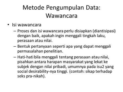 Contoh Pertanyaan Wawancara Penelitian Kualitatif Pendidikan Berbagai