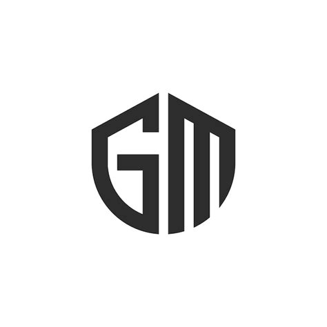 Premium Vector Letter Gm Monogram Logo Template