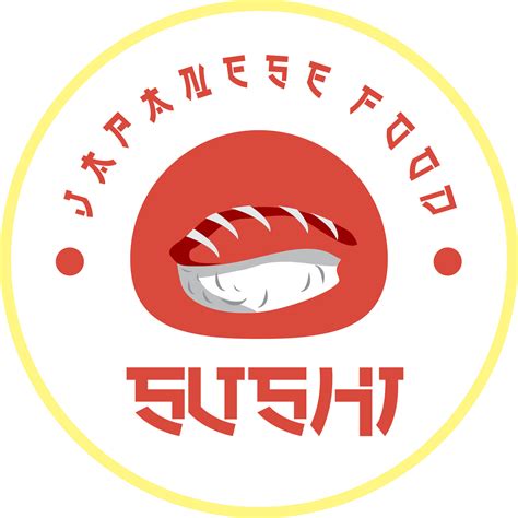 sushi food logo  vector art  vecteezy