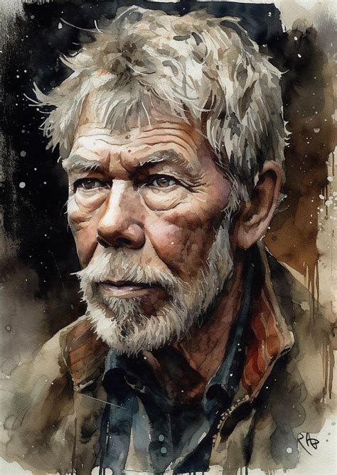 James Coburn Digital Art By Thuy Dinh Thi Fine Art America