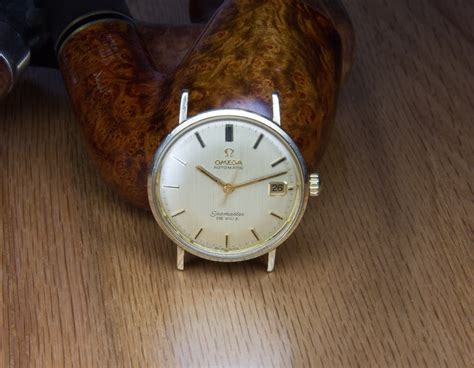 Wtt Vintage 1960s Omega Seamaster Deville 14k Gold Plated Cal 563