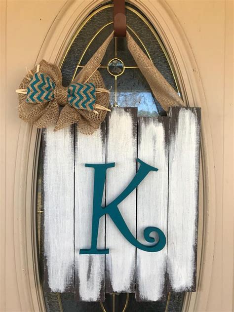 Rectanglemonogrammeddoor Decorstaggeredwedding Letter Door Wreaths