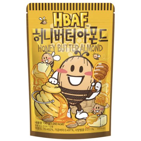 Jual Hbaf Toms Farm Original Honey Butter Almond Korean 190g Shopee