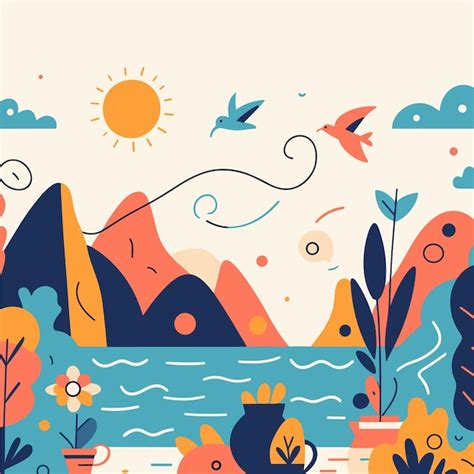 Premium Vector Flat Design Vector Style Illustration