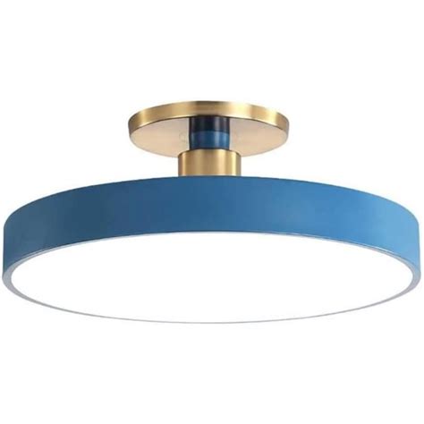 Plafonnier Semi Encastré En Fer Forgé Plafonnier Blanc 6000K Lampe