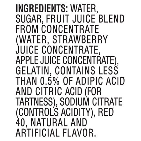 33 Jello Nutrition Facts Label Labels Database 2020 Images