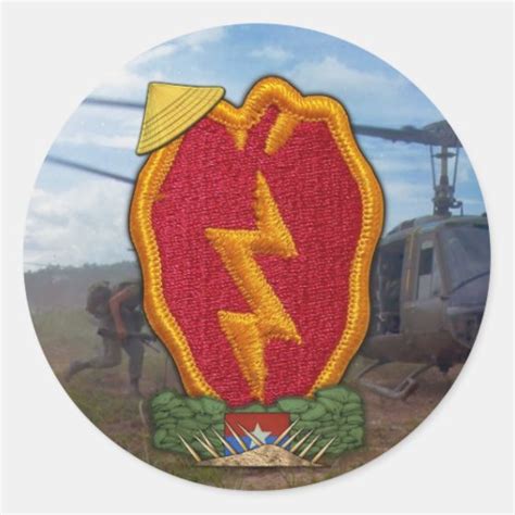 25th infantry division vietnam war patch Stickers | Zazzle