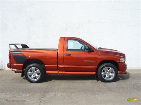 2005 Go Mango Dodge Ram 1500 Slt Daytona Regular Cab 4x4 55101404 Car Color