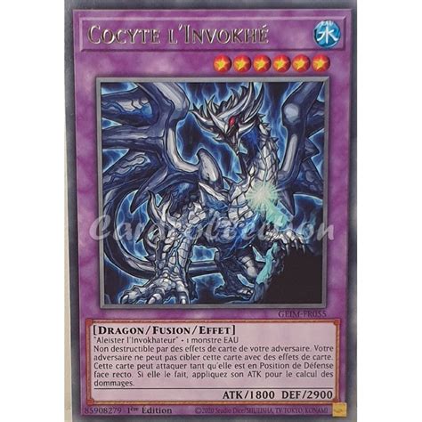 Cocyte L Invokh Geim Fr Carte Yu Gi Oh Rare Neuve Vf