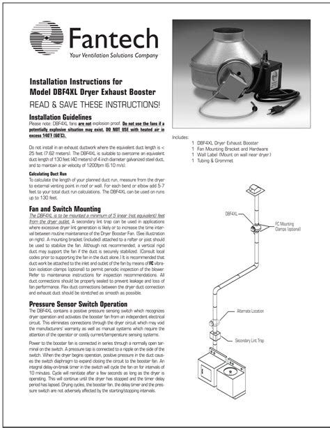 Fantech Exhaust Fan Wiring Diagram Wiring Diagram And Schematics