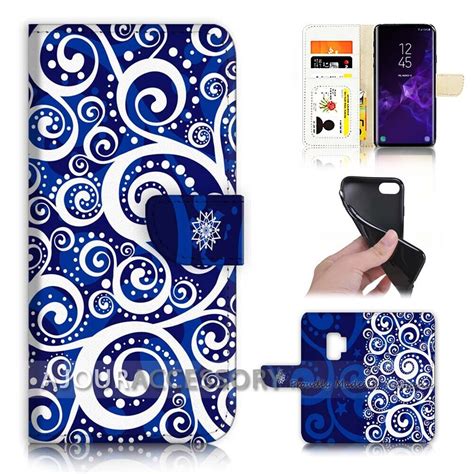 For Samsung S9 S9 Plus Flip Case Cover Aj40153 Abstract Pattern Ebay