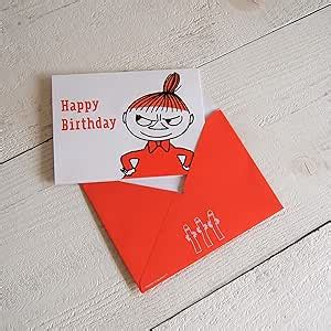 Amazon Moomin D Birthday Card Big My Greeting Card Office