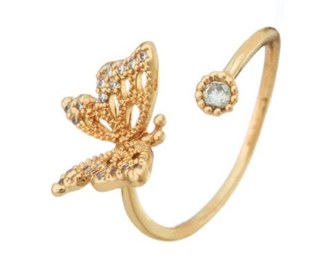 Mariah Butterfly Ring- Gold