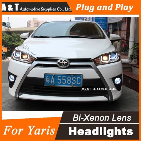 Car Styling For Toyota Yaris Led Headlight Assembly New Yaris