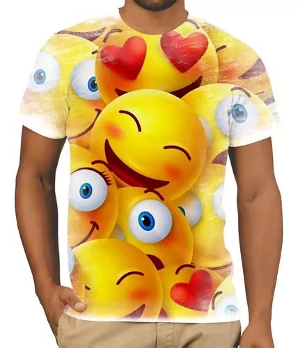 Camisetas Camisa Emoji Emojis Carinhas Personalizada Hd 08 Parcelamento Sem Juros