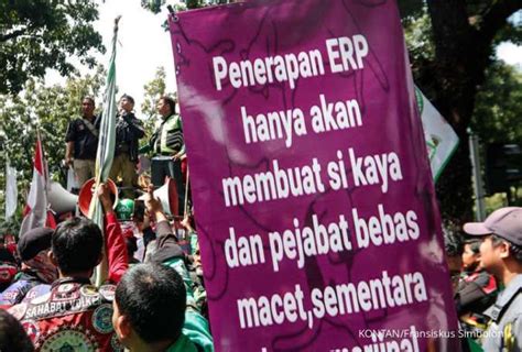 Pemprov Dki Diminta Matangkan Rencana Penerapan Jalan Berbayar Erp