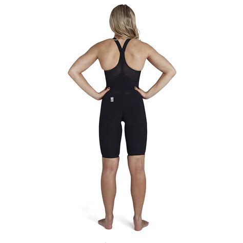 Speedo Fastskin LZR Pure Valor Close Back Kneeskin Swimsuit Black Swiminn