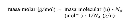 Masas Atómicas Y Masas Moleculares Mol Número De Avogadro Masa Molar ~ Todo Quimica