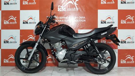 Yamaha YBR 125I Factor ED BlueFlex 2023 Preta KM Motos Sua Loja De