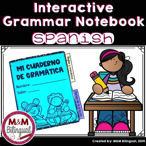 Interactive Grammar Notebook Spanish Bilingual Marketplace