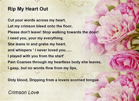 Rip My Heart Out Quotes