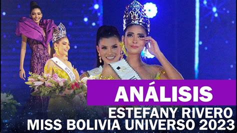 Estefany Rivero Es Miss Bolivia Universo Youtube