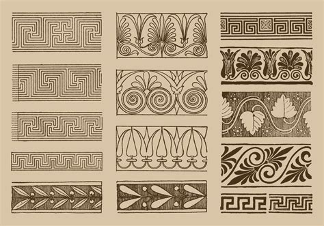 Greek Ornaments Ancient Greek Art Greek Art Greek Pattern