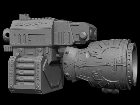 Warhammer Gun 3D Model 3D model 3D printable | CGTrader