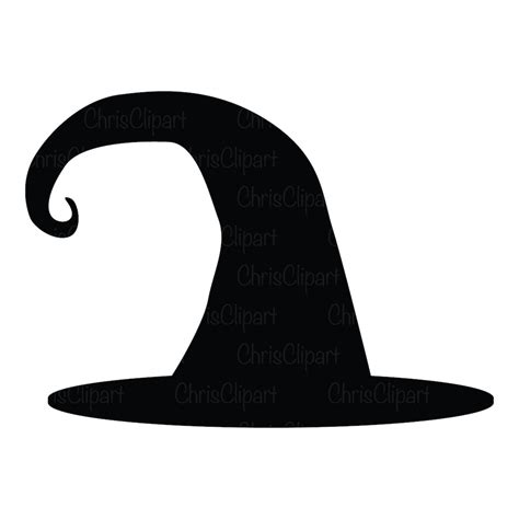 WITCH HAT SVG, Witch Hat Silhouette, Cricut Witch Hat, Clipart Witch Hat, Witch Hat Graphic ...