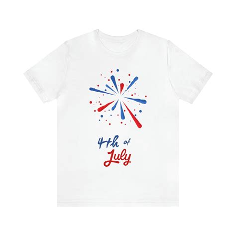 Independence Day Fireworks Shirt Usa Tshirt Women Tshirt Etsy