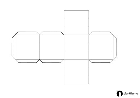 Plantillas De Figuras Geom Tricas Cubo Ortoedro Y Primas Manualidades