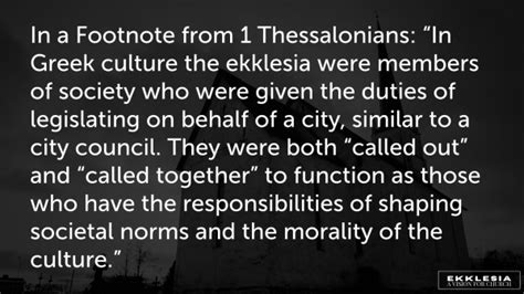 Ekklesia, How Should We Be? - Logos Sermons