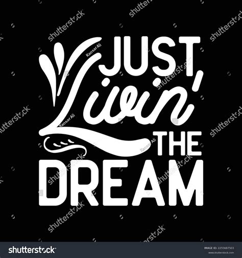 Livin The Dream Over Royalty Free Licensable Stock Vectors Vector