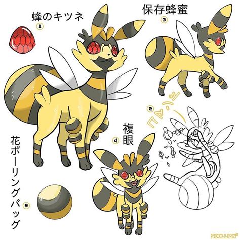 Concept art for my Bug - type eevee - Optareon . #fakemon #pokemon #pokemongo #pokemonultramoon ...