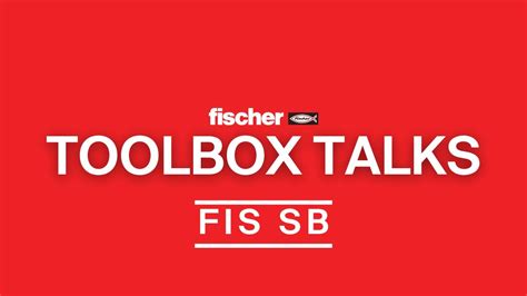 Fischer Fis Sb Superbond Injection Mortar Fischer Toolbox Talks