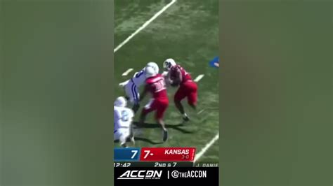 Daniel Hishaw Jr 73 Yard Td Run College Football Kansas Shorts