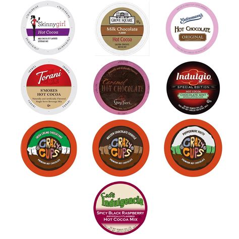 Hot Cocoa and Chocolate Variety Sampler Pack for Keurig K-Cup Brewers ...