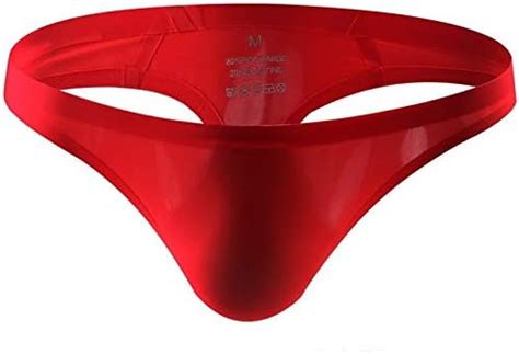 XianYuu Ultra Thin Seamless Thong Men G Strings And Thongs Pouch Ice