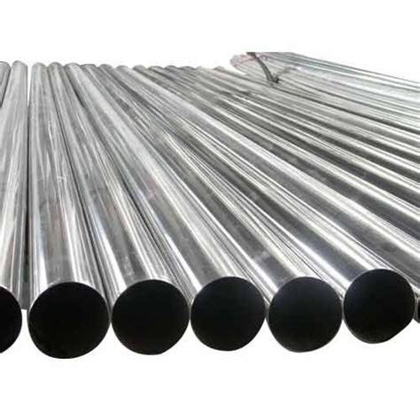 Silver Premium Corrosion Resistance Stainless Steel Round Pipes For