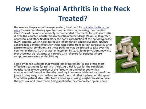 Spinal Arthritis Neck