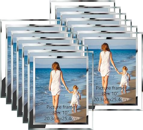 Amazon Hoikwo Bulk X Picture Frames Packs Silver Photo