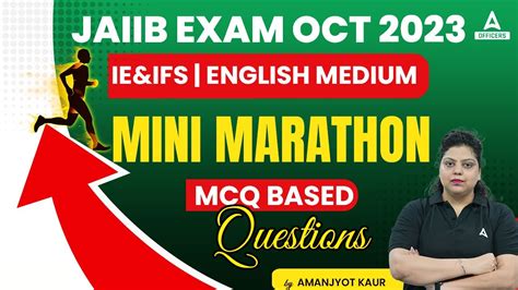 Jaiib October Jaiib Ie And Ifs English Medium Mini Marathon