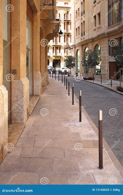 Streets of Downtown Beirut (Lebanon) Stock Image - Image of downtown ...